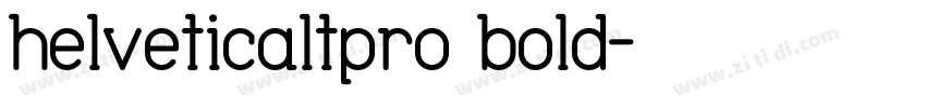 helveticaltpro bold字体转换